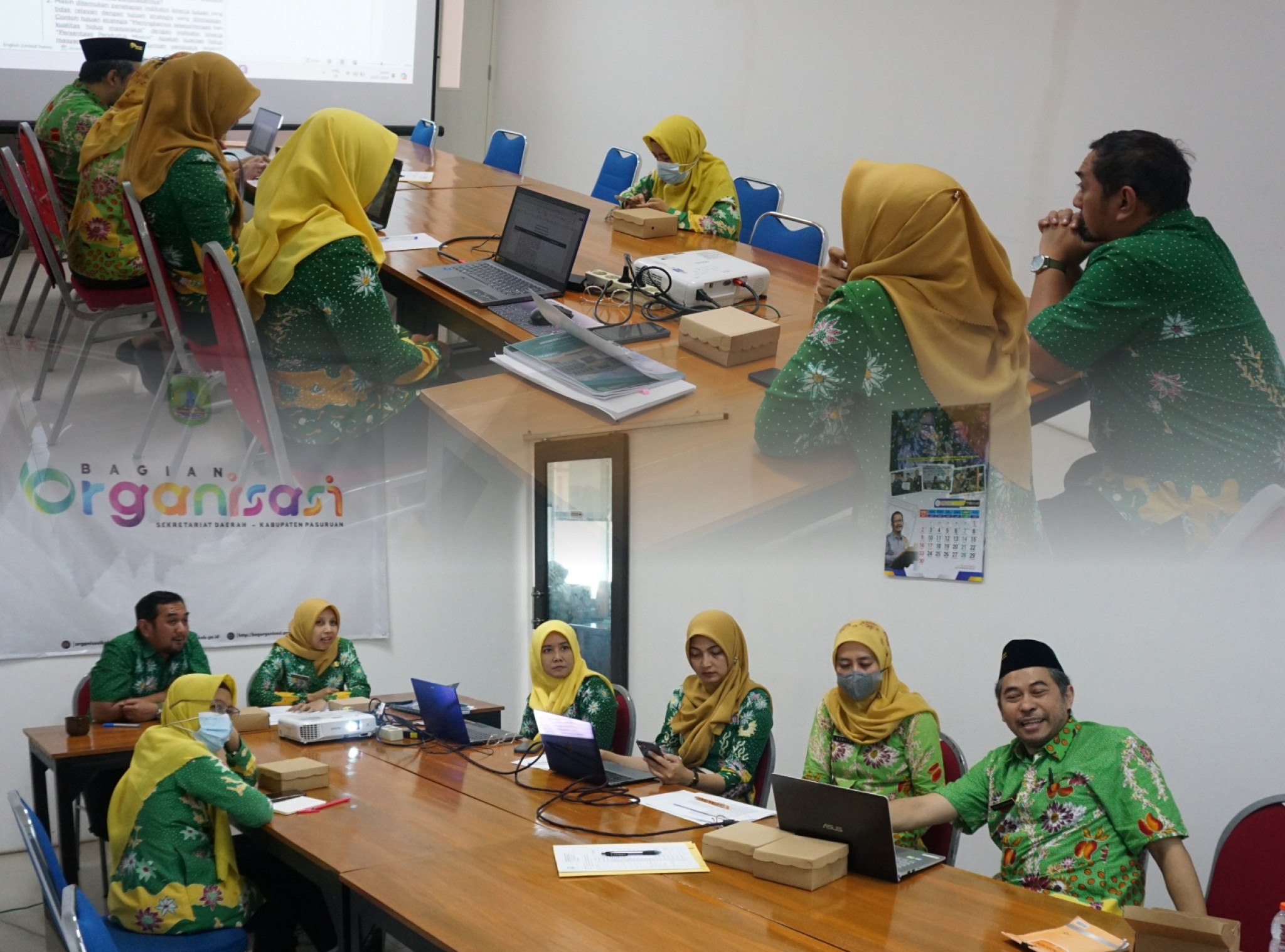 Rapat pembahasan catatan sementara Evaluasi Implementasi SAKIP Kabupaten Pasuruan Tahun 2024