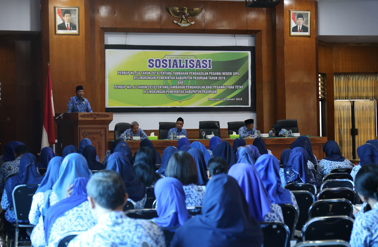 Sosialisasi Peraturan Bupati no. 58 Tahun 2018