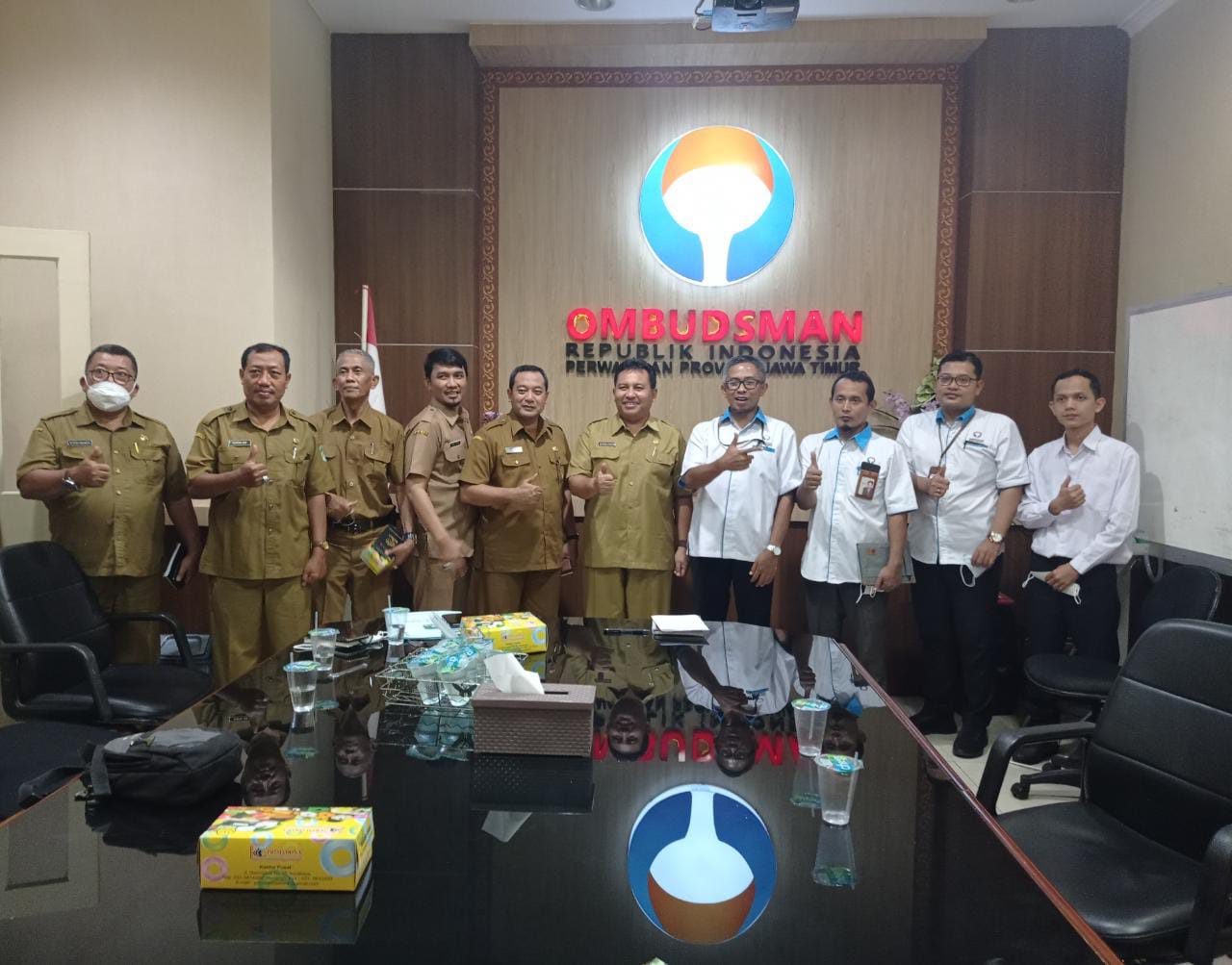 Kunjungan ke Kantor Perwakilan Ombudsman RI wilayah Provinsi Jawa Timur