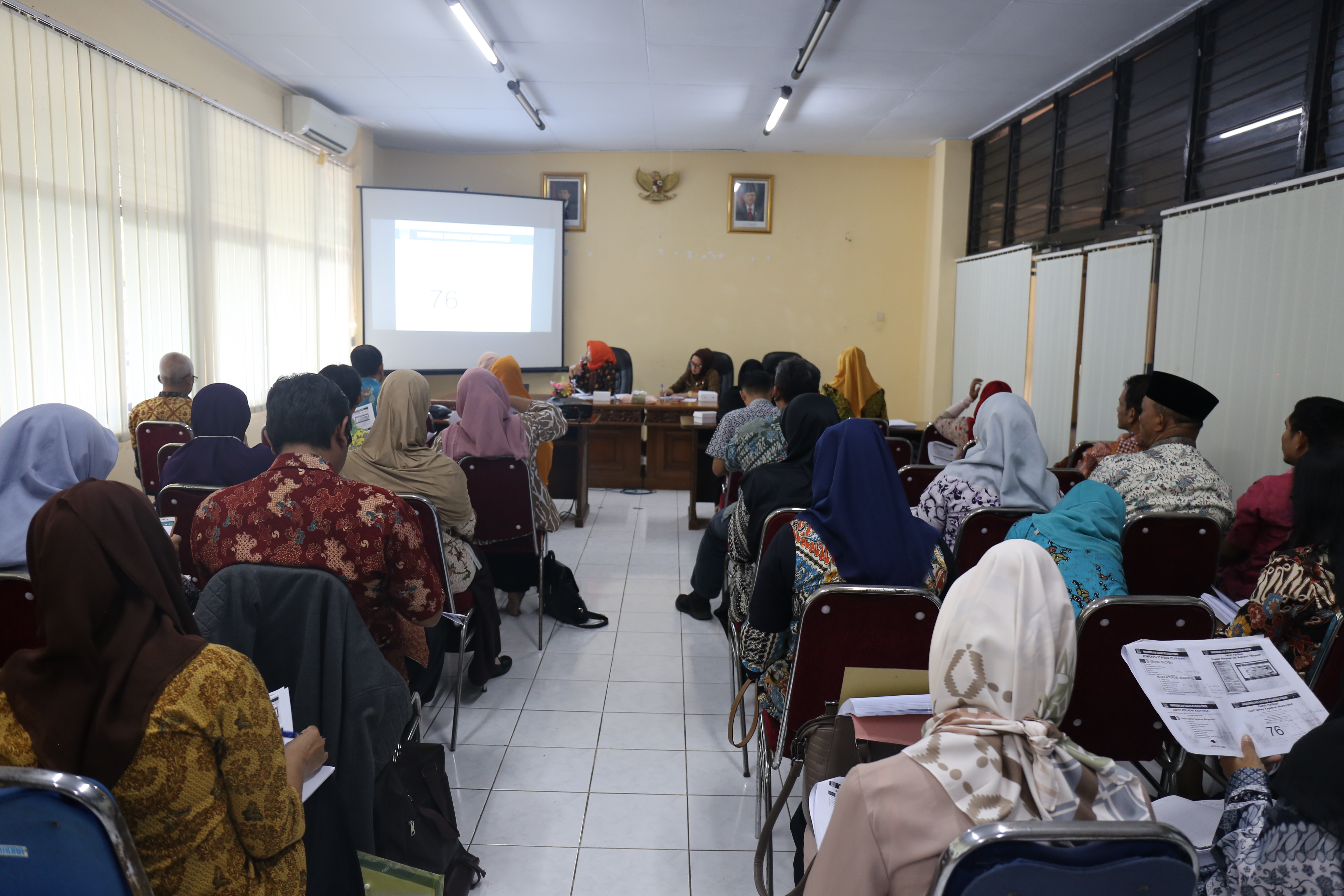 Rapat koordinasi Monitoring evaluasi pelayanan Publik